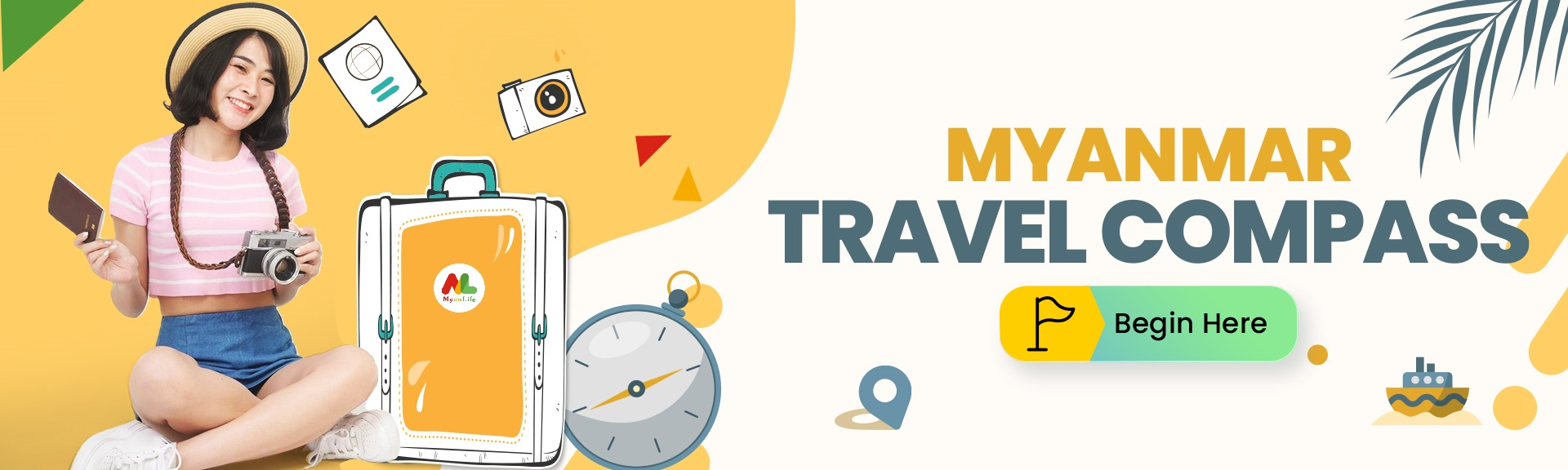 Myanmar Travel Compass Banner